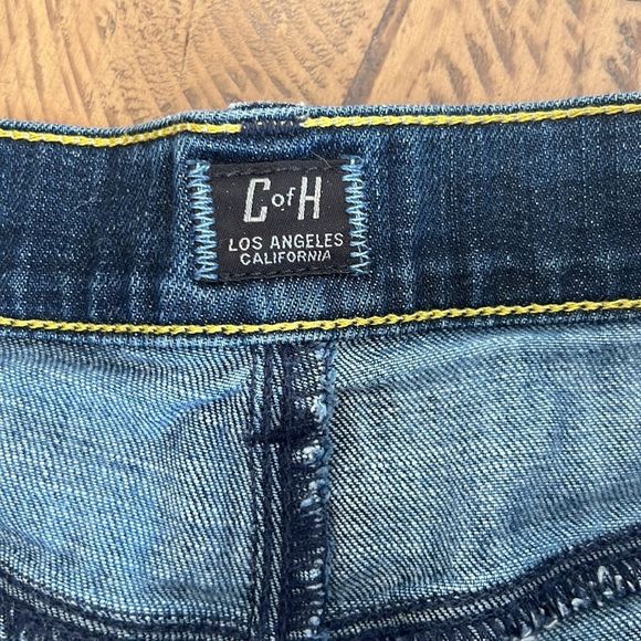 Citizens Of Humanity Denim Jean Shorts Distressed Ripped Bottom Size 29 - Picture 5 of 9